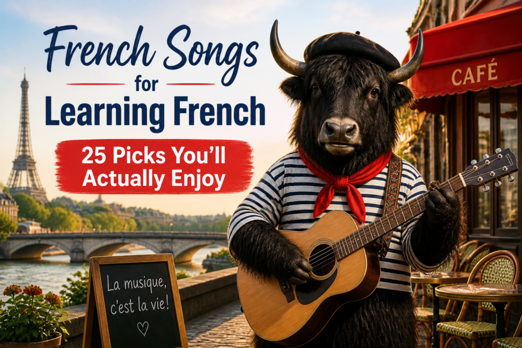 French songs for learning French