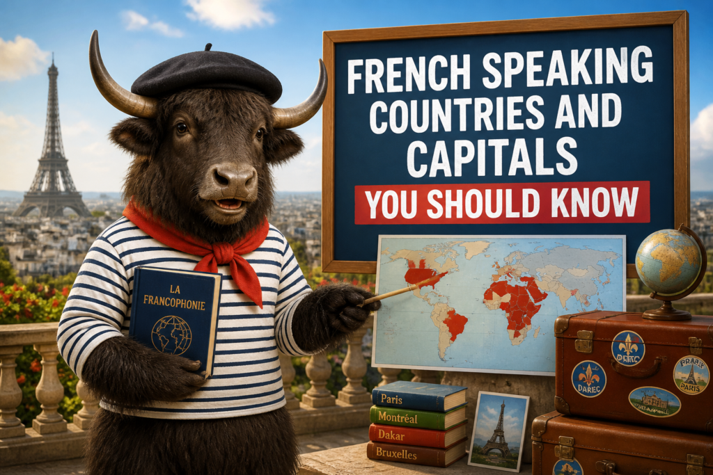 French speaking countries and capitals