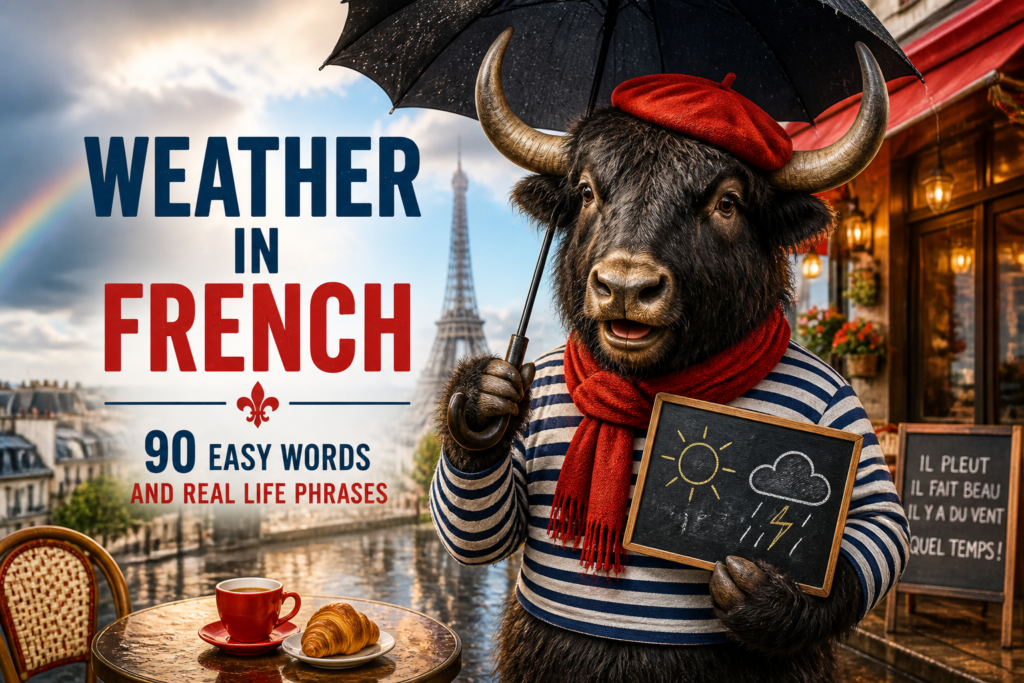 Weather in French 90 Easy Words and Real Life Phrases