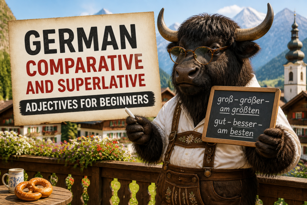 German comparative and superlative adjectives