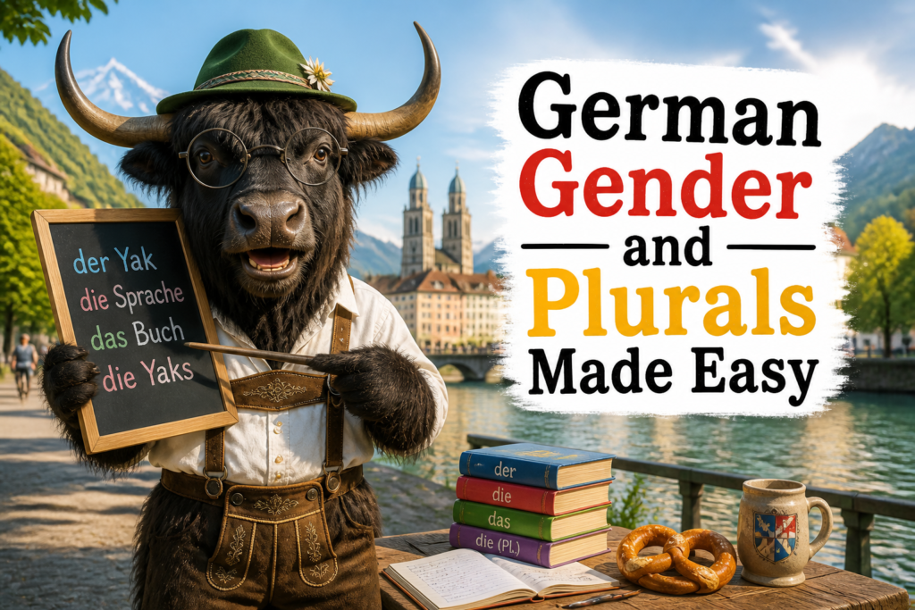 German gender and plural forms
