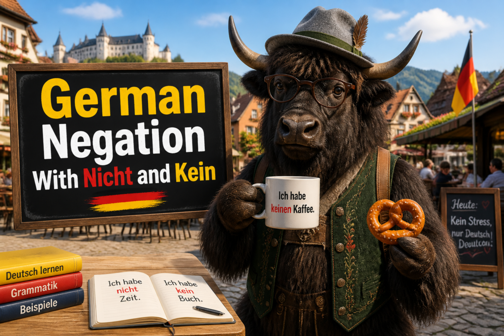 German negation with nicht and kein
