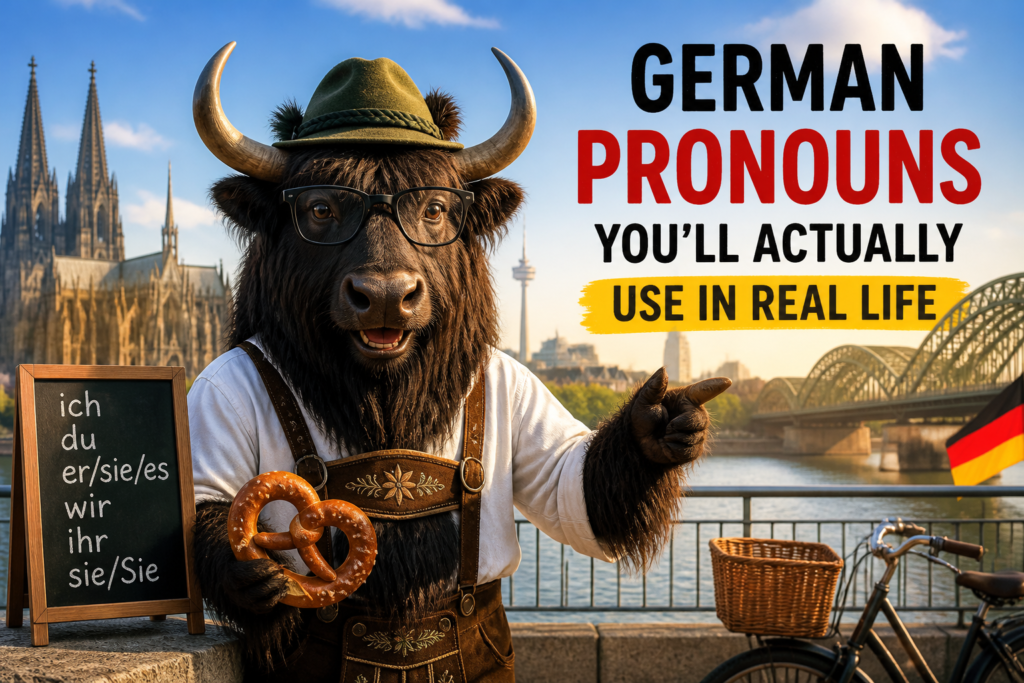 German pronouns overview
