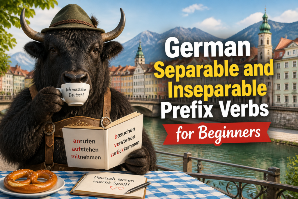 German separable and inseparable verbs