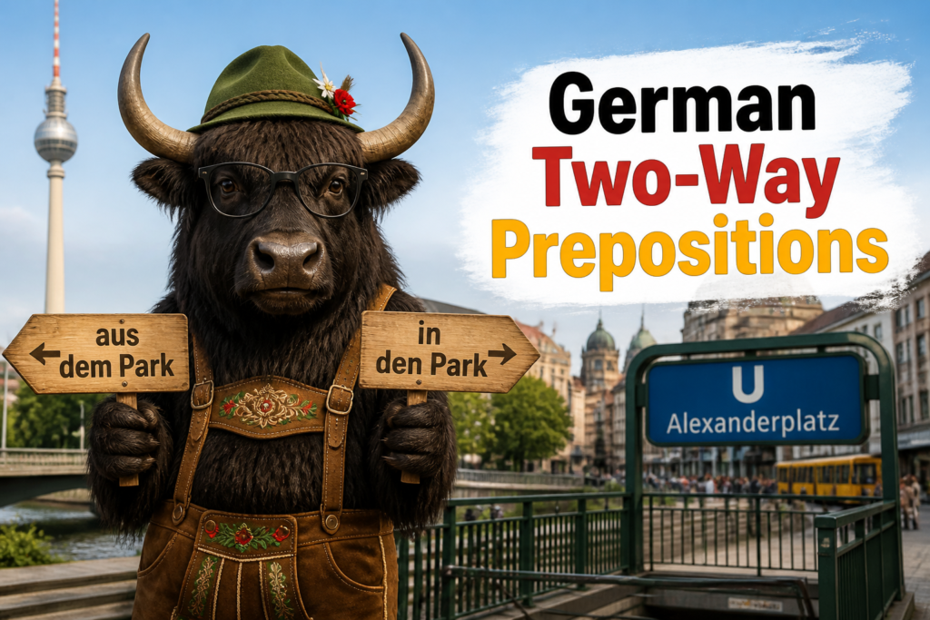 German two-way prepositions explanation