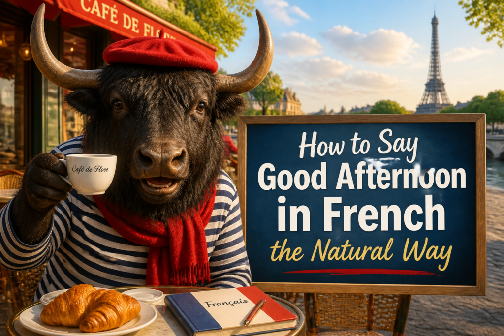 Good afternoon in French phrases