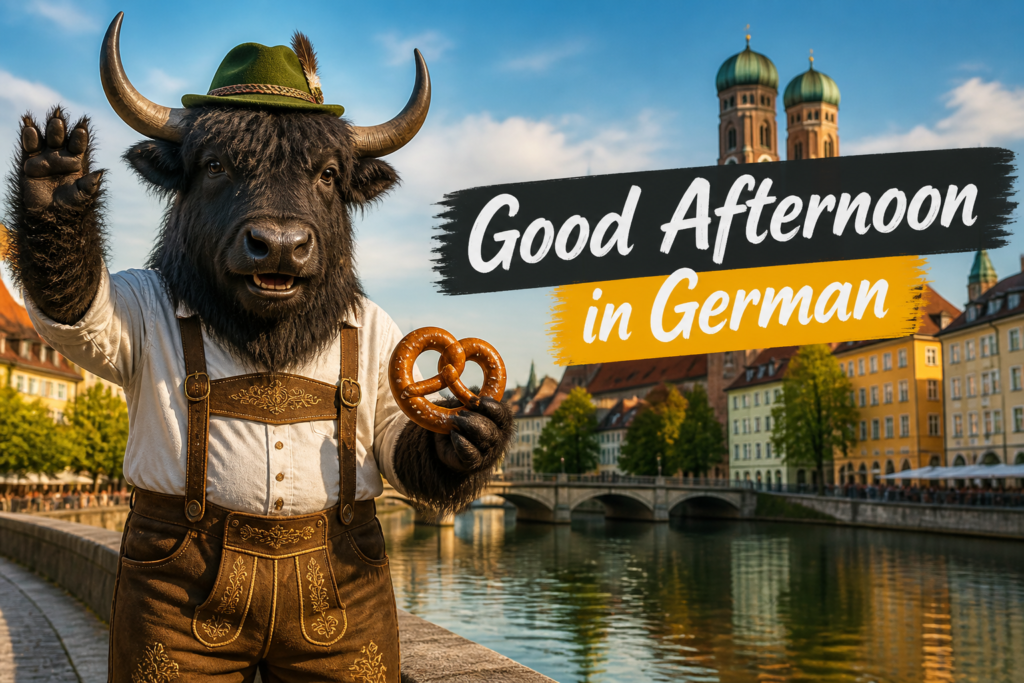 German good afternoon greeting
