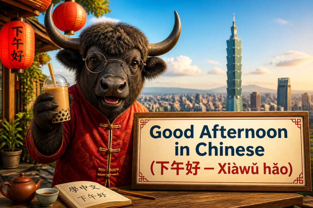 Good afternoon phrase in Traditional Chinese
