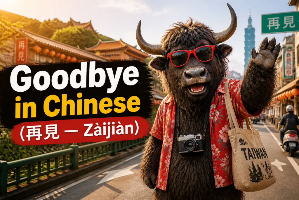 Goodbye phrase in Traditional Chinese