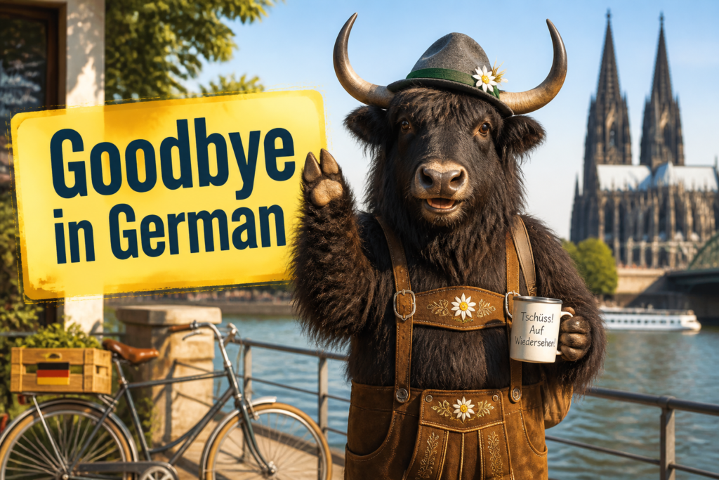 German goodbye phrases