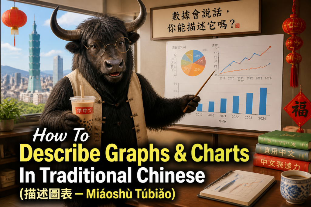 Graphs and charts description vocabulary in Traditional Chinese