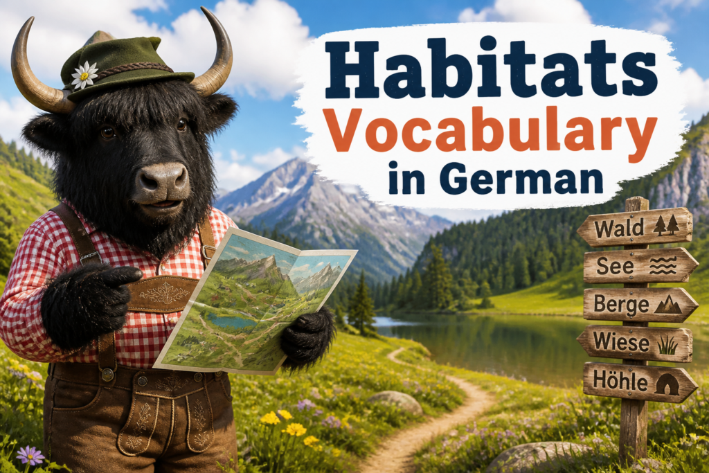 German habitats vocabulary