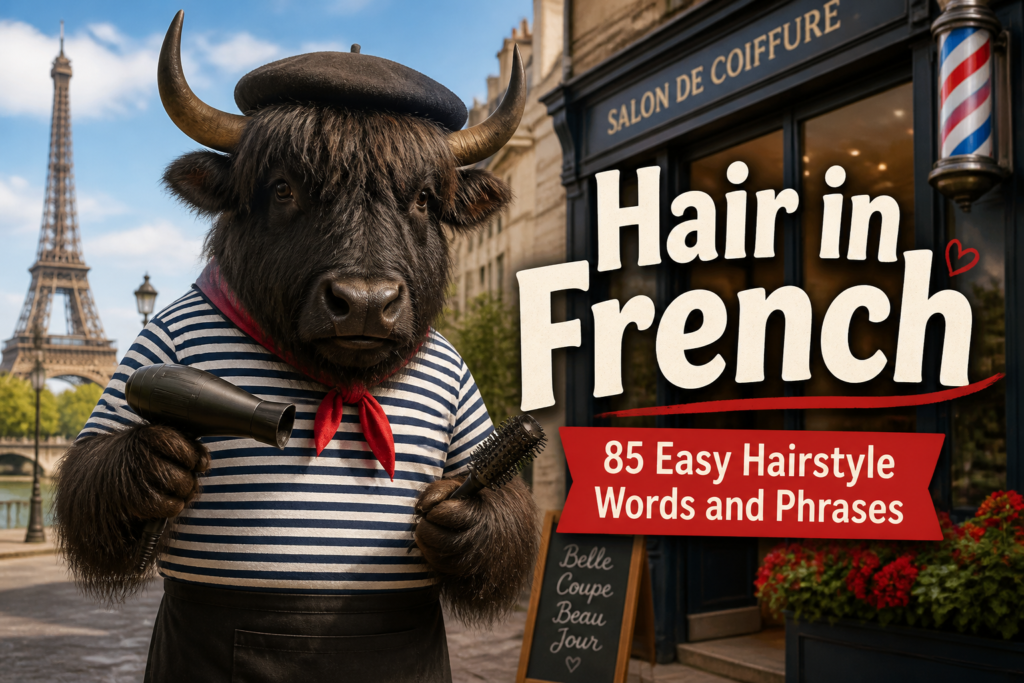 Hair and hairstyles in French