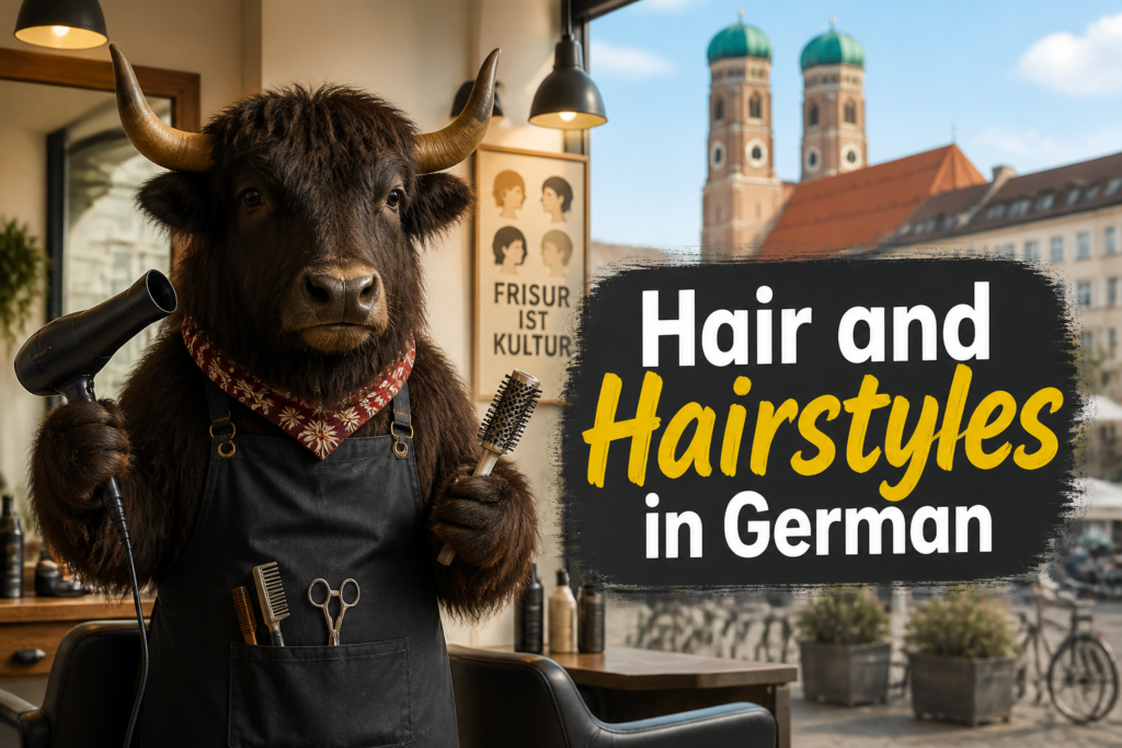 German hair and hairstyle vocabulary