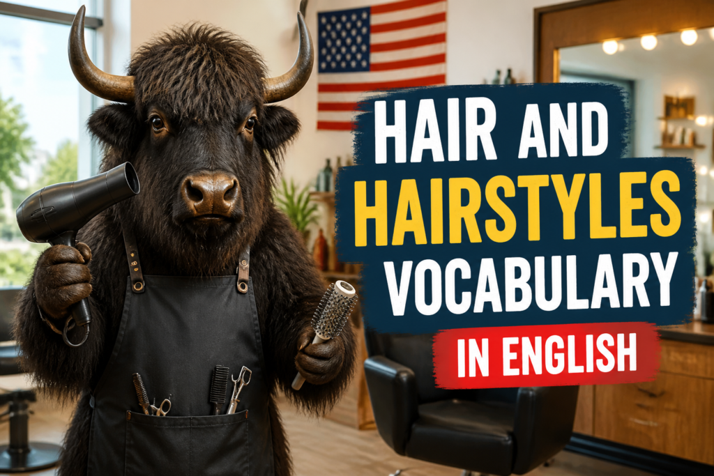 Hair and hairstyles vocabulary in English