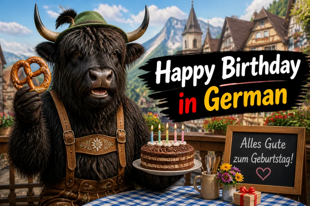 German happy birthday phrases