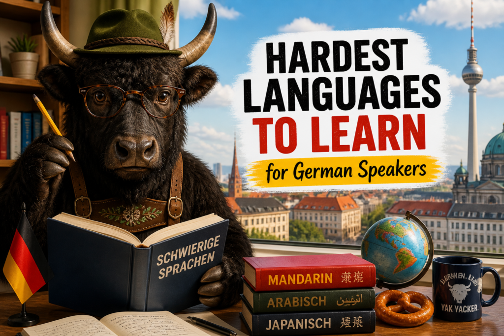 Hard languages for German speakers to learn
