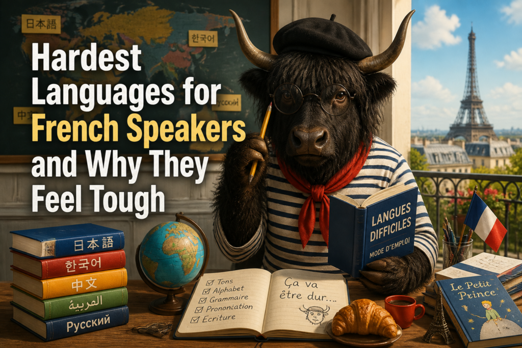 Hardest languages for French speakers