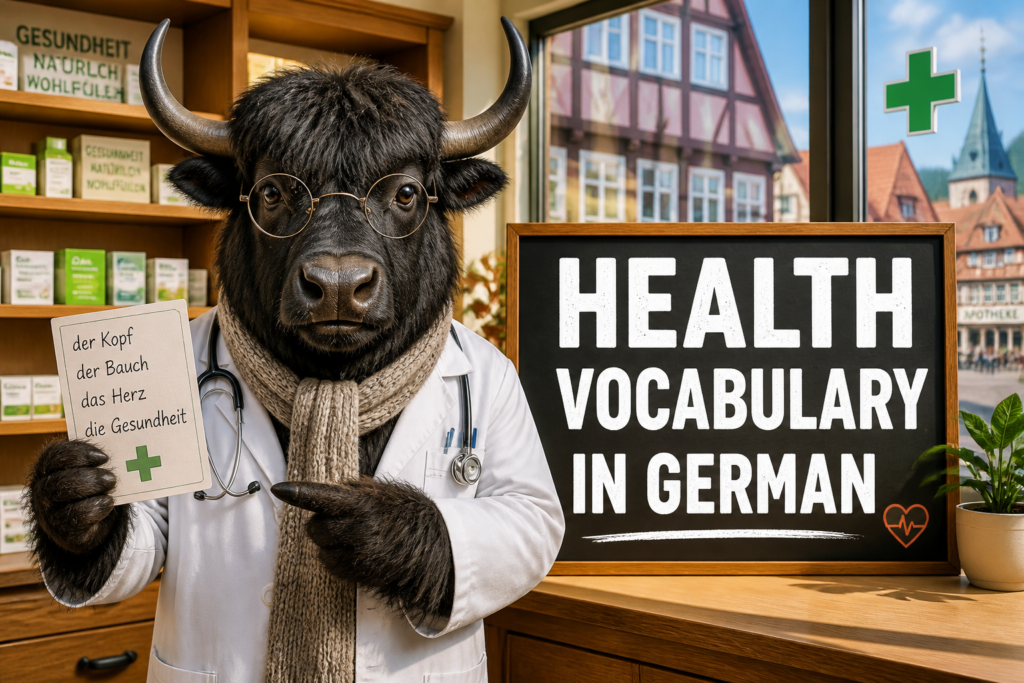 German health vocabulary terms