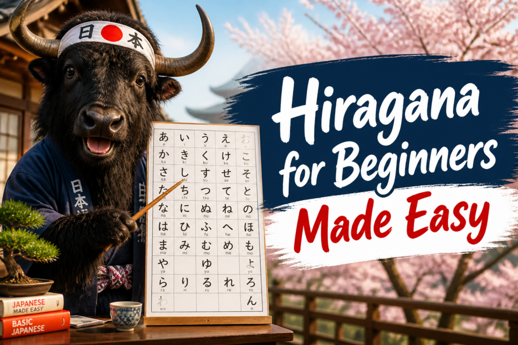 Hiragana chart for beginners
