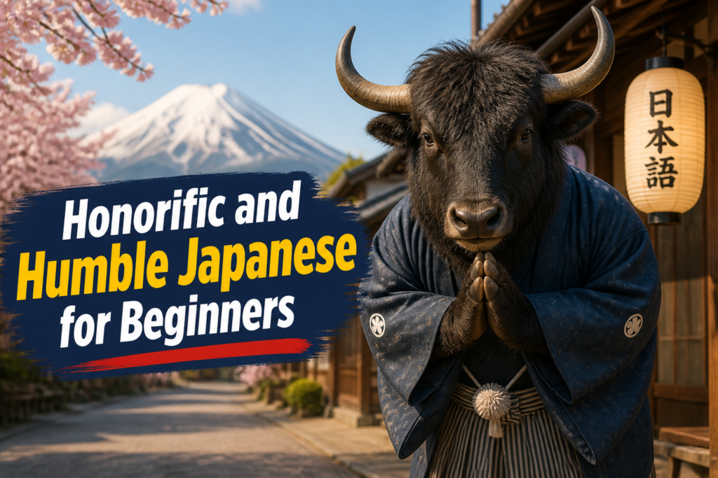 Japanese honorific and humble forms