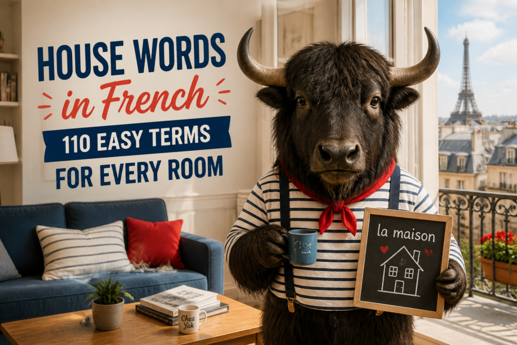 House vocabulary in French