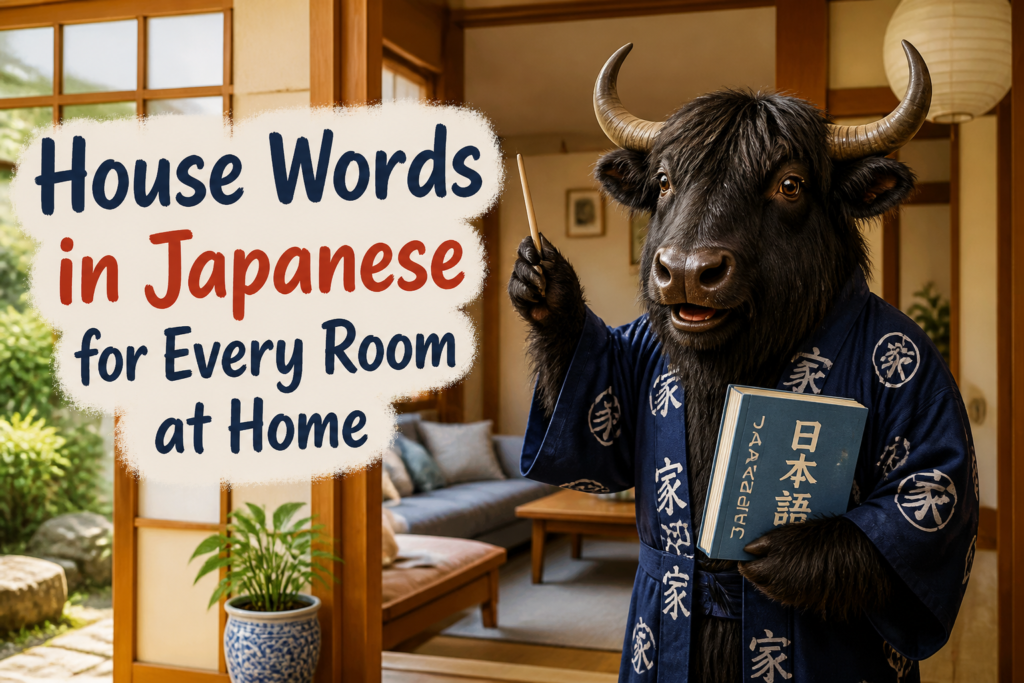 Japanese house vocabulary words