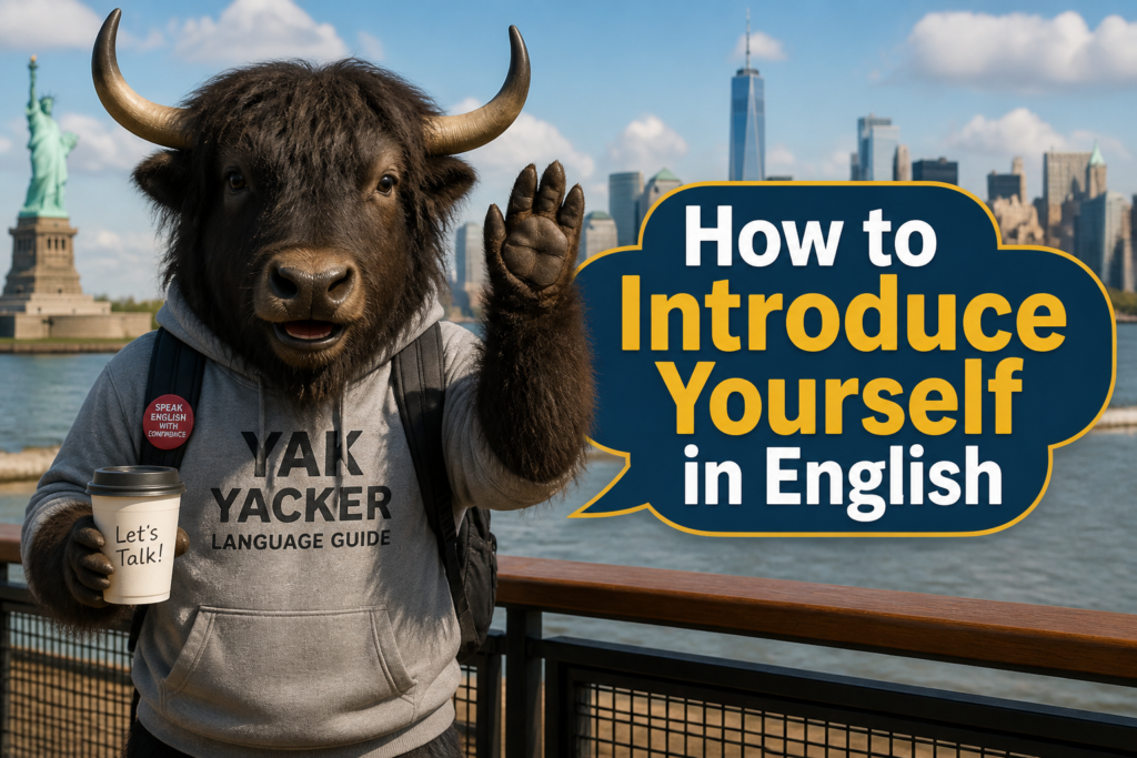 How to introduce yourself in English