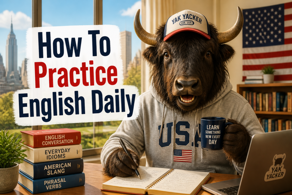 How to practice English daily