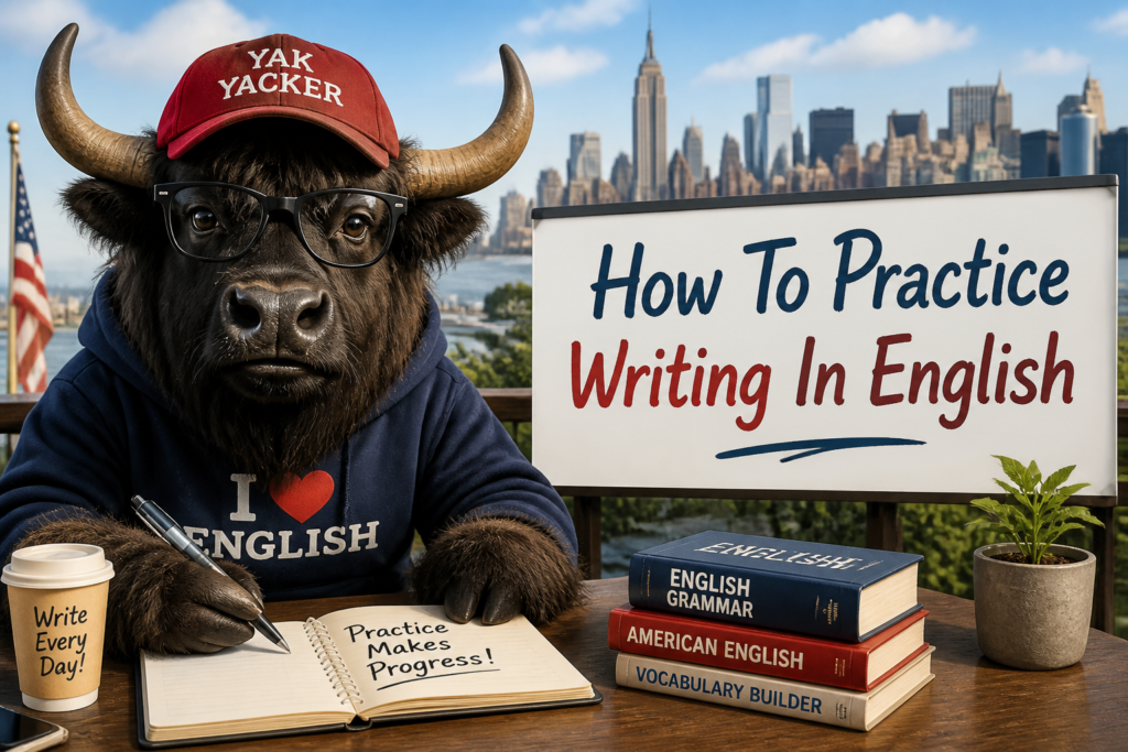 How to practice writing in English