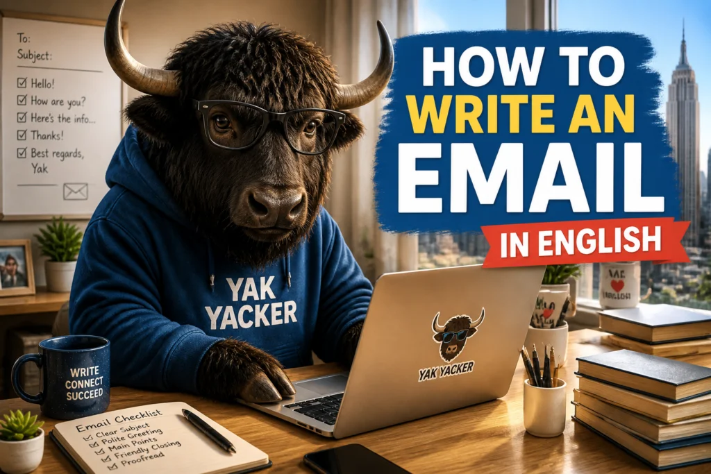 How to write an email in English