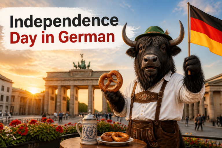 German vocabulary for Independence Day