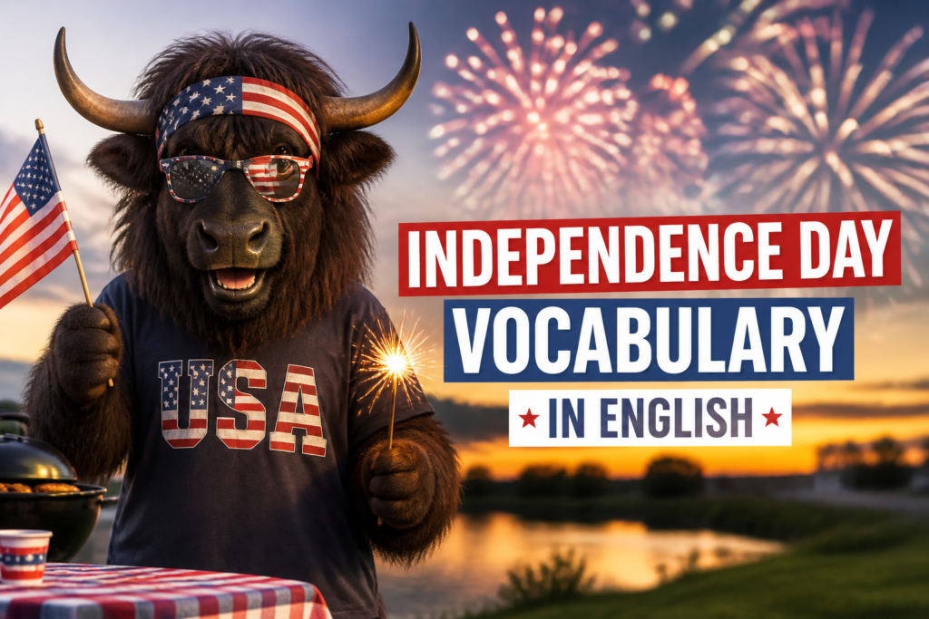 Independence Day vocabulary in English