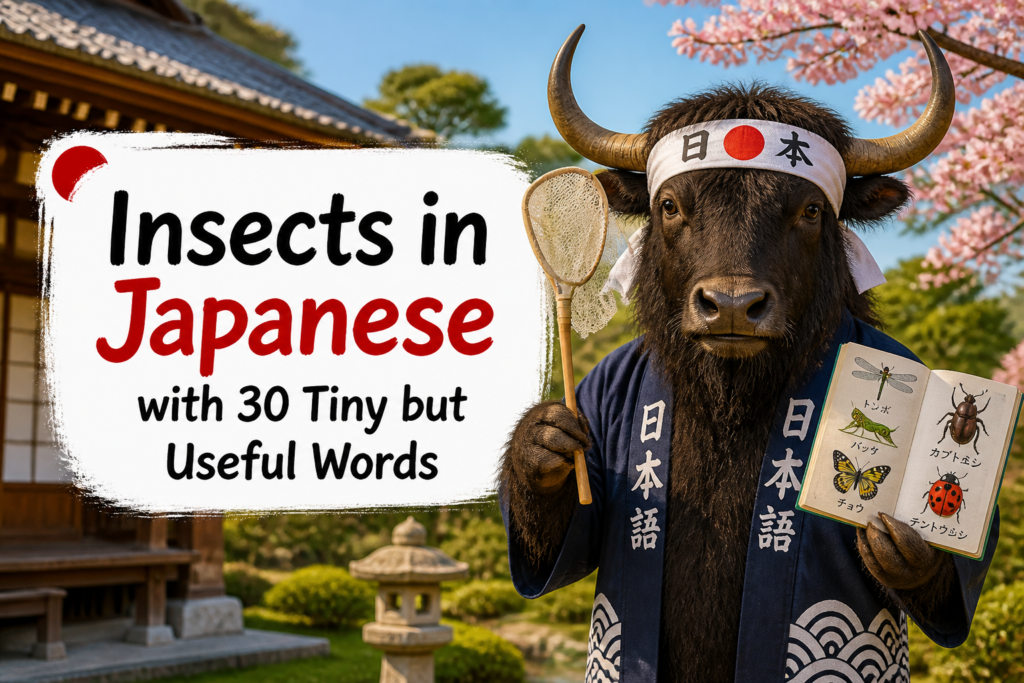 Japanese insect vocabulary list