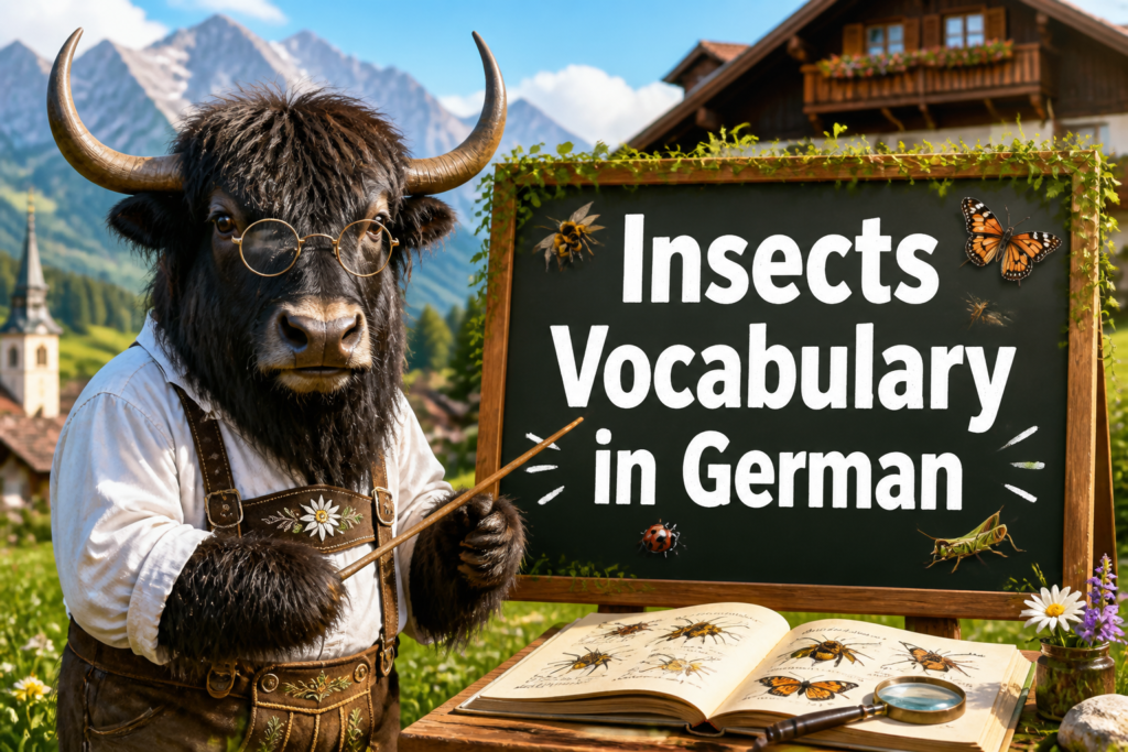 German insects vocabulary