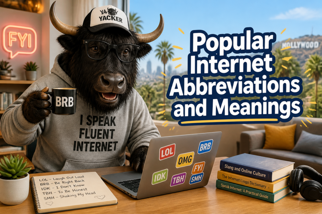 Popular internet abbreviations and meanings