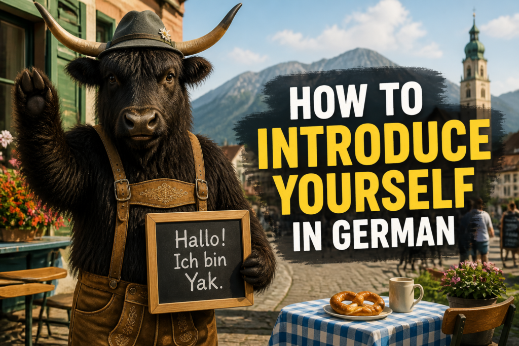 German self-introduction phrases