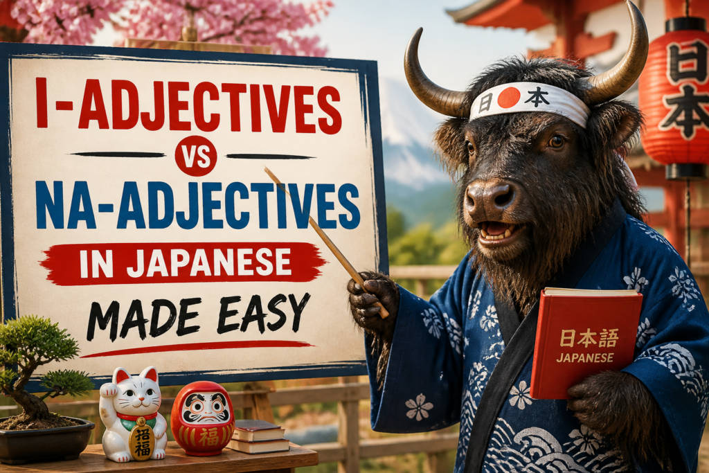 Japanese adjective comparison chart