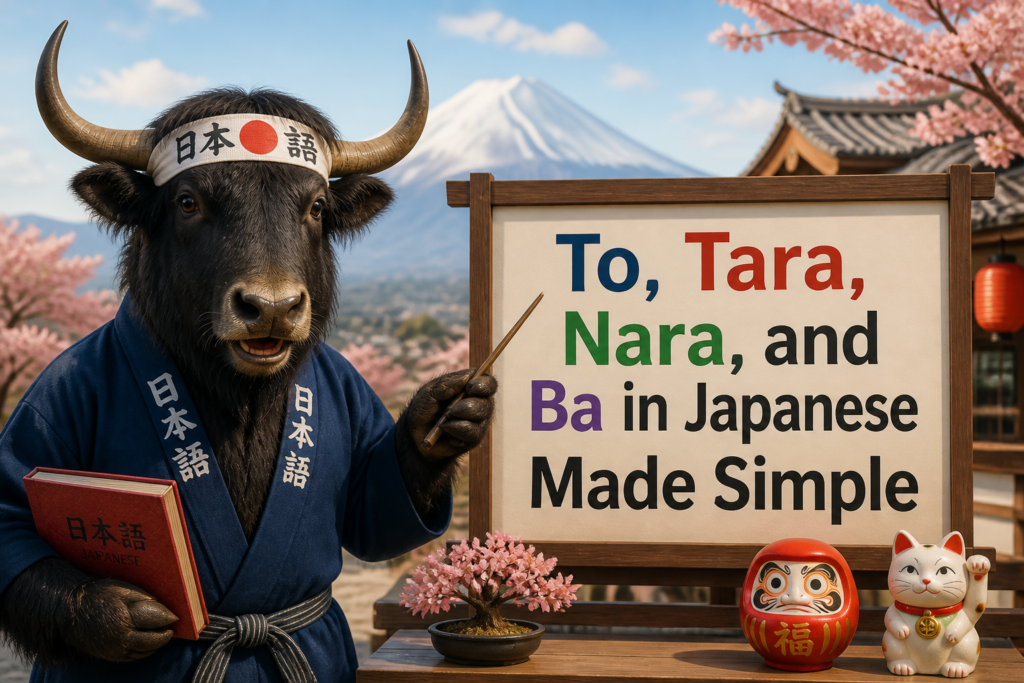 Japanese conditional forms chart