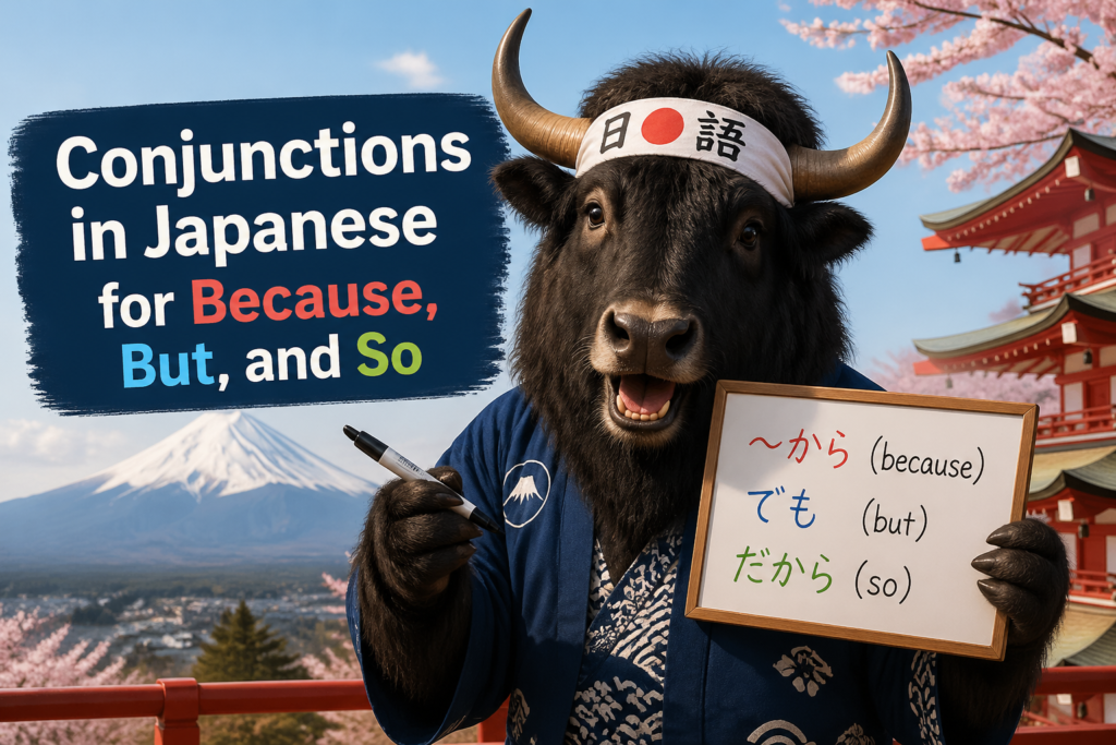 Japanese conjunctions chart