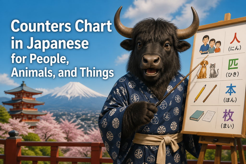 Japanese counters chart