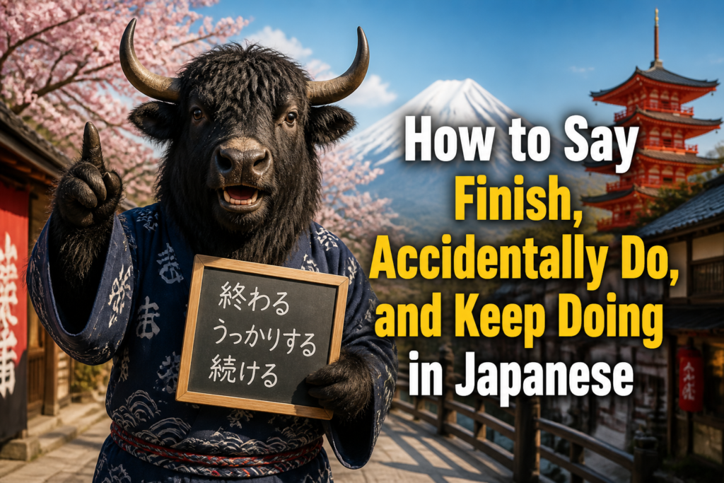 Japanese action pattern examples