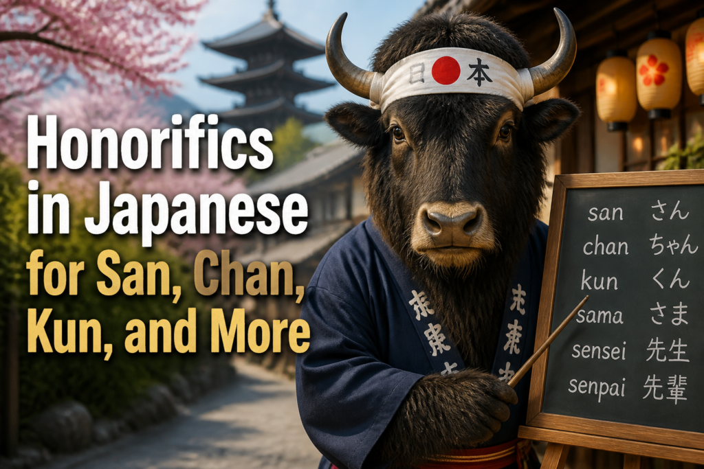 Japanese honorifics chart