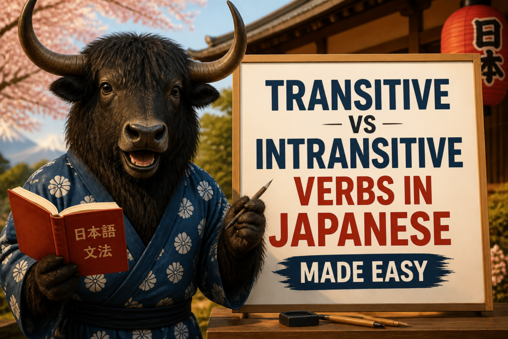 Japanese transitive verb pairs