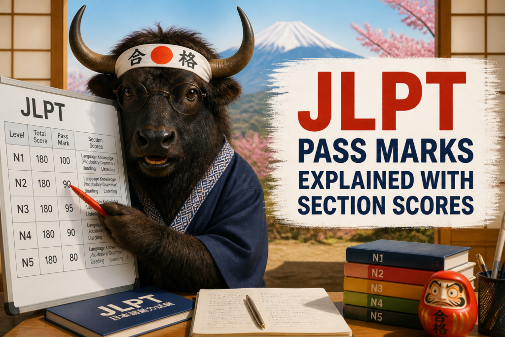 JLPT pass marks table