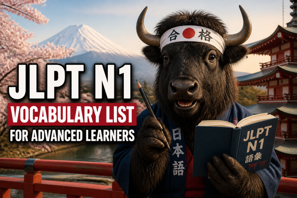 JLPT N1 vocabulary list