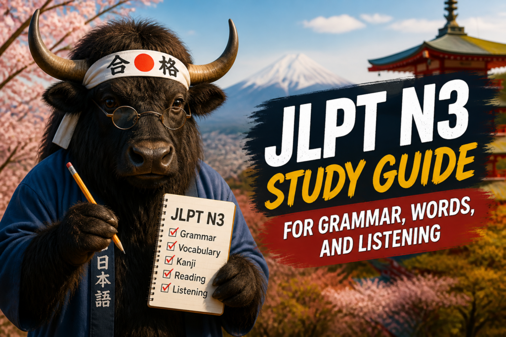 JLPT N3 study guide checklist