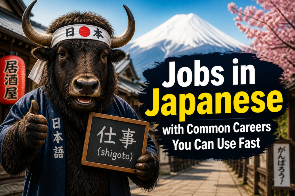 Japanese job vocabulary list
