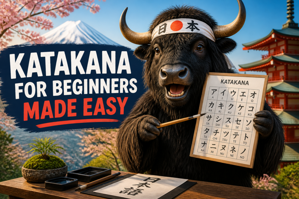 Katakana chart for beginners