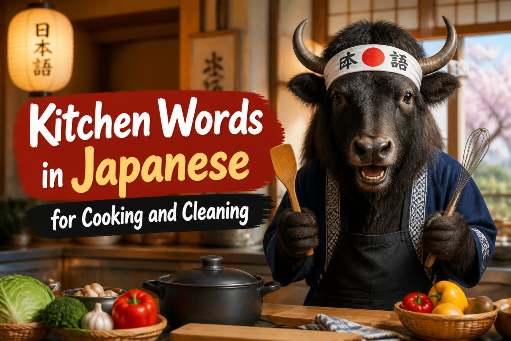 Japanese kitchen vocabulary words
